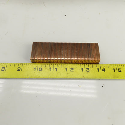 Copper Plated Closing Staples 5/8 SW 9040 Lot Of Appr. 10,000/4 Boxes
