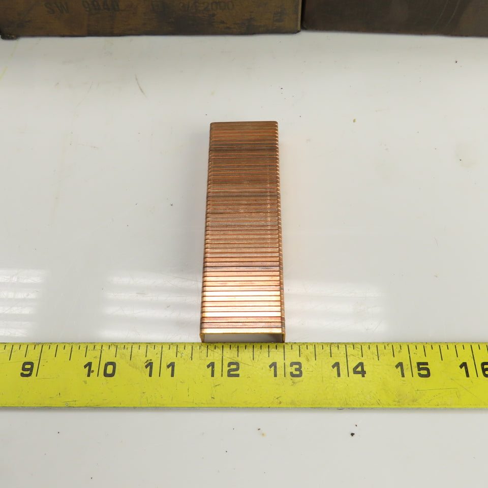 Copper Plated Closing Staples 5/8 SW 9040 Lot Of Appr. 10,000/4 Boxes