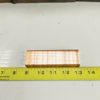 Copper Plated Closing Staples 5/8 SW 9040 Lot Of Appr. 10,000/4 Boxes