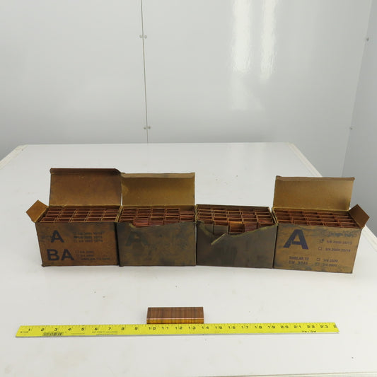 Copper Plated Closing Staples 5/8 SW 9040 Lot Of Appr. 10,000/4 Boxes