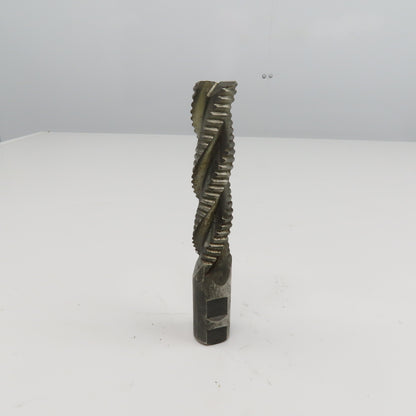 Hanita 1" Diam. 3 Flute Spiral Roughing End Mill HSS 1" Weldon 4" LOC
