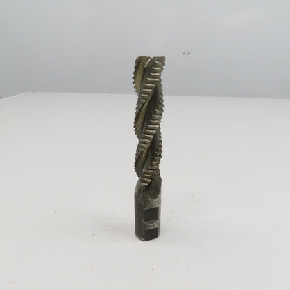 Hanita 1" Diam. 3 Flute Spiral Roughing End Mill HSS 1" Weldon 4" LOC