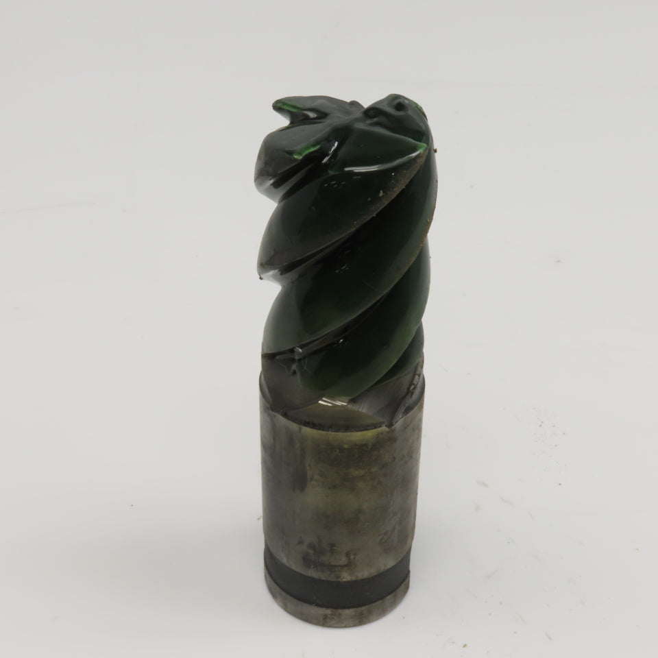 2" Diam. 4 Flute Spiral End Mill HSS 2" Positiv-Lok Style Shank 3" LOC