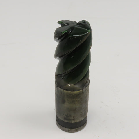 2" Diam. 4 Flute Spiral End Mill HSS 2" Positiv-Lok Style Shank 3" LOC