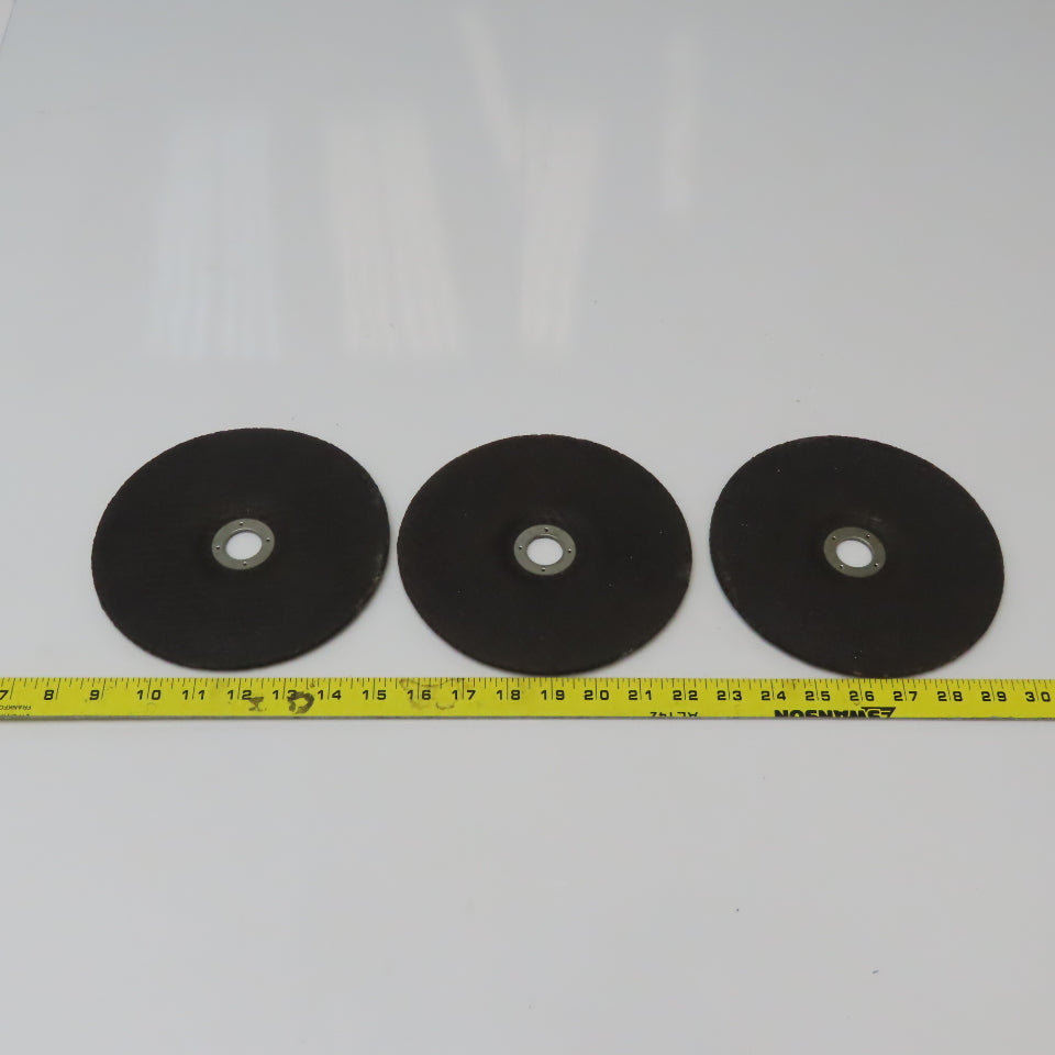 Norton DC7125NZP NorZon Plus 7x1/8x7/8" Depressed Center Cutting Wheel Lot of 3