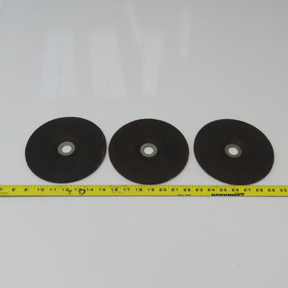 Norton DC7125NZP NorZon Plus 7x1/8x7/8" Depressed Center Cutting Wheel Lot of 3