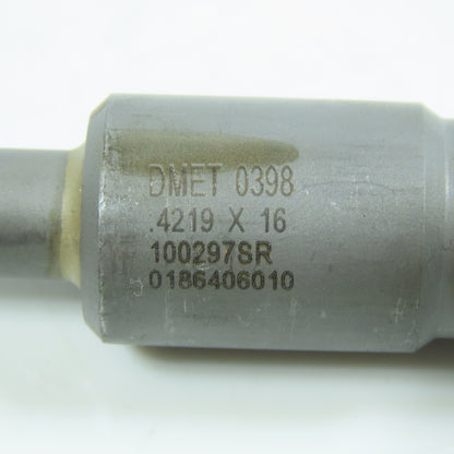 DME Tool 100297SR 27/64" x 16" Carbide Tipped Gun Drill Single Flute Coolant Fed