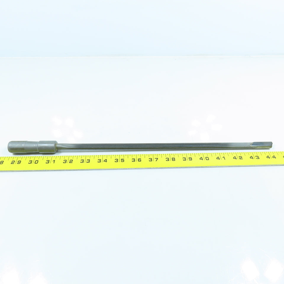 DME Tool 100297SR 27/64" x 16" Carbide Tipped Gun Drill Single Flute Coolant Fed