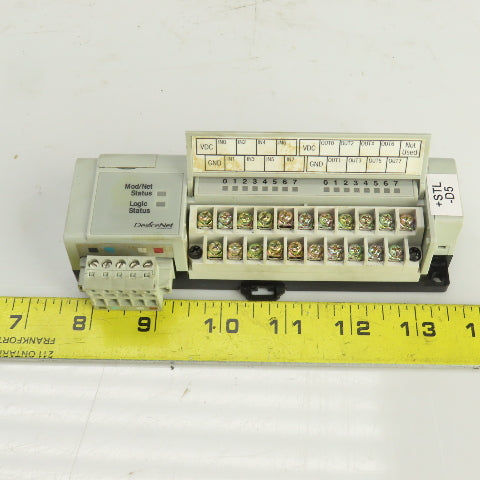 Allen Bradley 1791D-8B8P Ser. D Compact Block I/O Module Rev C01 Firm Rev 3.003