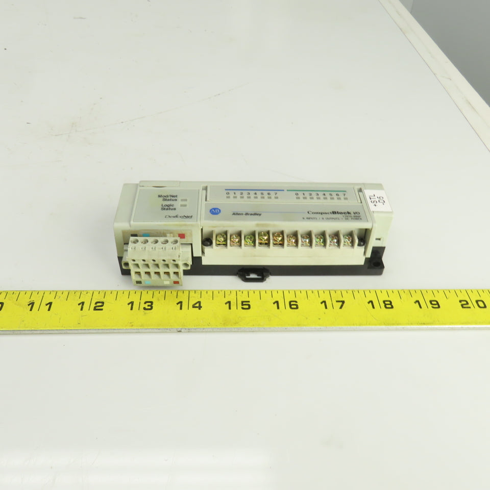 Allen Bradley 1791D-8B8P Ser. D Compact Block I/O Module Rev C01 Firm Rev 3.003