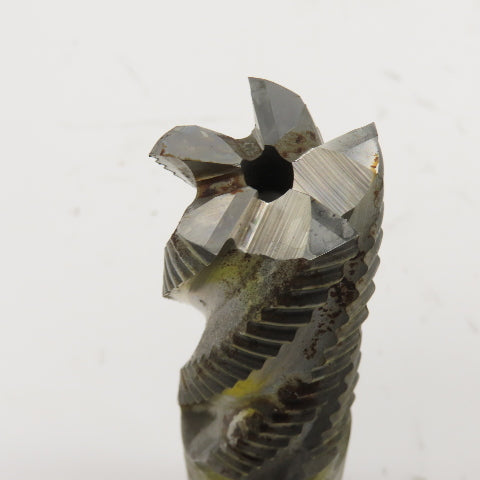 Niagara 1" Diam. 5 Flute Spiral Roughing End Mill HSS 1" Weldon 2" LOC