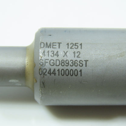 DME Tool SFGD8936ST 10.5mm Carbide Tipped Gun Drill Single Flute Coolant Fed