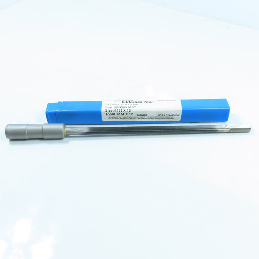 DME Tool SFGD8936ST 10.5mm Carbide Tipped Gun Drill Single Flute Coolant Fed