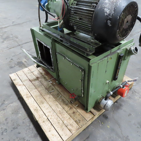 Vickers PVQ20B2RSE3S21CG30 70 USG Heated Baffled Hydraulic Tank 15Hp 460V 3Ph