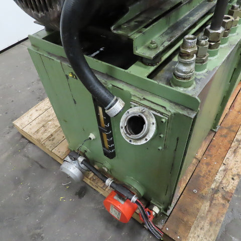 Vickers PVQ20B2RSE3S21CG30 70 USG Heated Baffled Hydraulic Tank 15Hp 460V 3Ph