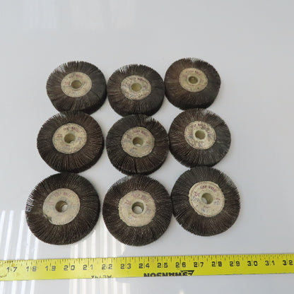 Flap Wheel 4" x 1" x 5/8"Arbor  80 Grit Lot of 9
