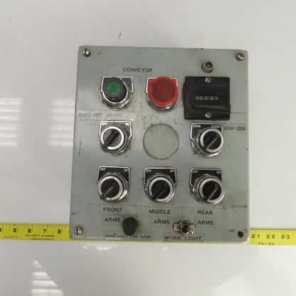 9-1/2" x 8-1/2" x 5" Electrical Enclosure Operator Control Switch Assembly