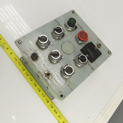 9-1/2" x 8-1/2" x 5" Electrical Enclosure Operator Control Switch Assembly