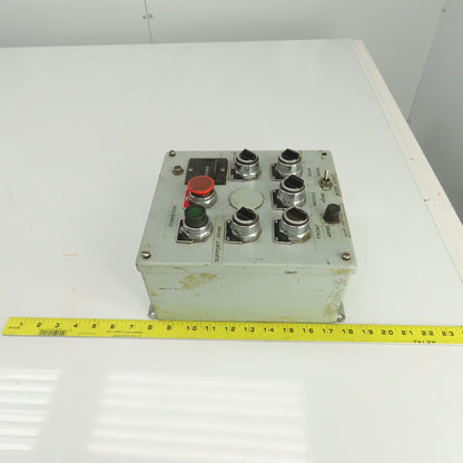 9-1/2" x 8-1/2" x 5" Electrical Enclosure Operator Control Switch Assembly