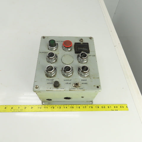 9-1/2" x 8-1/2" x 5" Electrical Enclosure Operator Control Switch Assembly