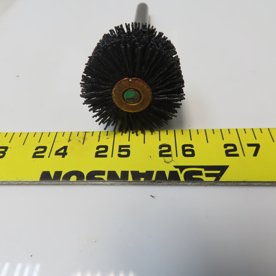 Weiler 17212 Wheel Brush 1-1/2 Wheel Dia 1" Face Width 0.026" Wire Dia Crimped"