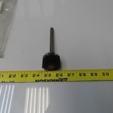 Weiler 17212 Wheel Brush 1-1/2 Wheel Dia 1" Face Width 0.026" Wire Dia Crimped"