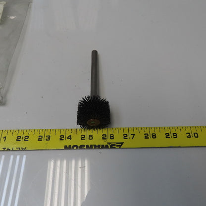 Weiler 17212 Wheel Brush 1-1/2 Wheel Dia 1" Face Width 0.026" Wire Dia Crimped"