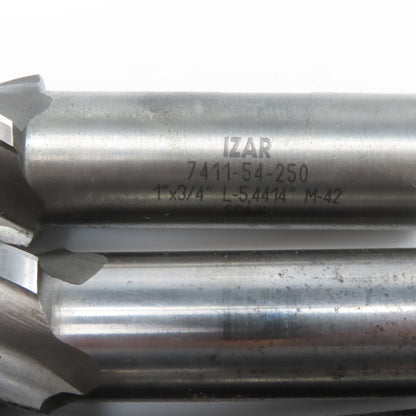 1" Diam. 4 Flute Spiral End Mill HSS 3/4" Weldon 2" LOC Lot Of 3