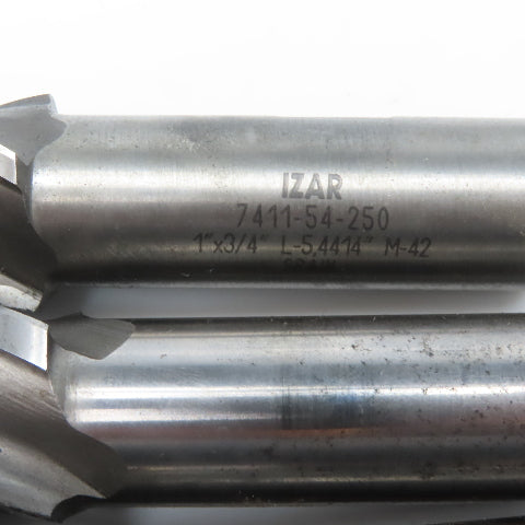 1" Diam. 4 Flute Spiral End Mill HSS 3/4" Weldon 2" LOC Lot Of 3