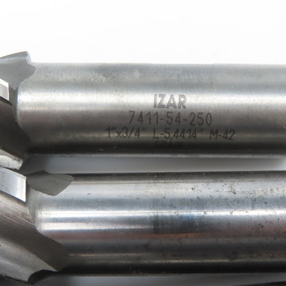 1" Diam. 4 Flute Spiral End Mill HSS 3/4" Weldon 2" LOC Lot Of 3