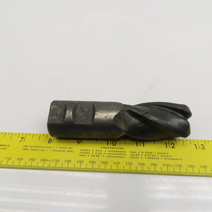 1-1/4" Diam. 4 Flute Spiral End Mill HSS 1-1/4" Weldon 2" LOC