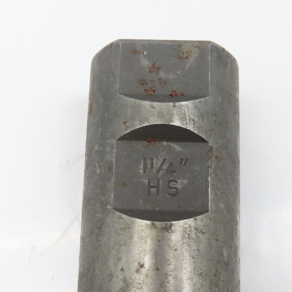 1-1/4" Diam. 4 Flute Spiral End Mill HSS 1-1/4" Weldon 2" LOC