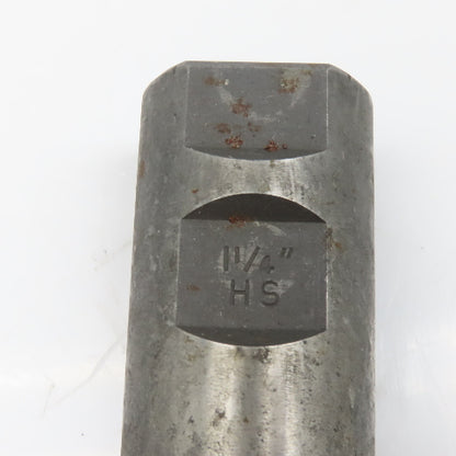 1-1/4" Diam. 4 Flute Spiral End Mill HSS 1-1/4" Weldon 2" LOC