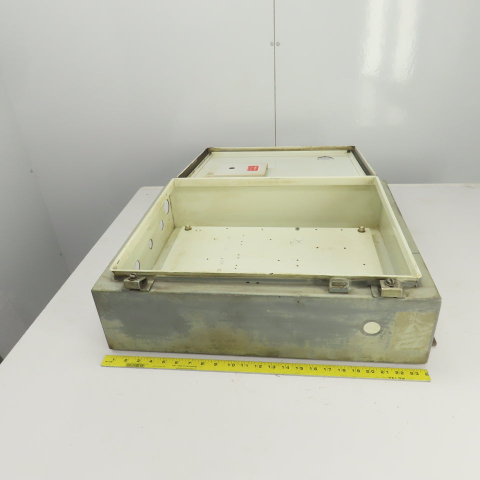 Hoffman R-203692 24" x 20" x 6" Electrical Enclosure W/Back Plate Type 12 & 13