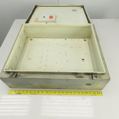 Hoffman R-203692 24" x 20" x 6" Electrical Enclosure W/Back Plate Type 12 & 13