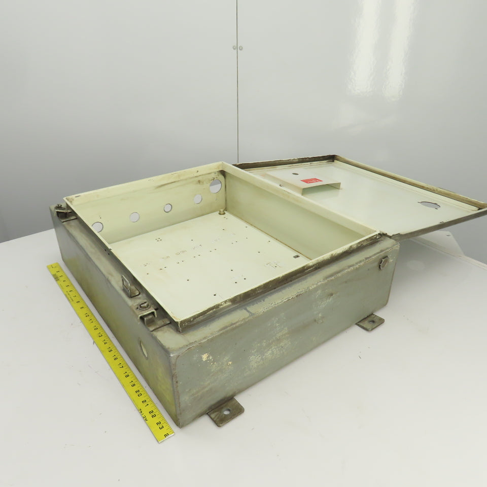 Hoffman R-203692 24" x 20" x 6" Electrical Enclosure W/Back Plate Type 12 & 13
