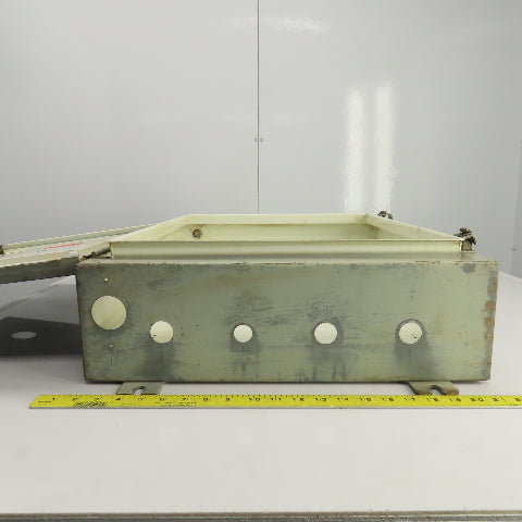 Hoffman R-203692 24" x 20" x 6" Electrical Enclosure W/Back Plate Type 12 & 13