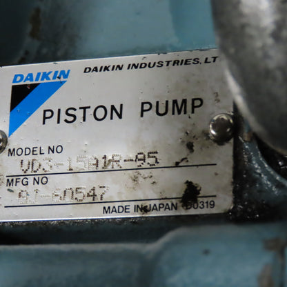 Daikin VD3-15A1R-95 11 USG Hydraulic Power Unit 2.2kW 200/220V  Heat Exchanger