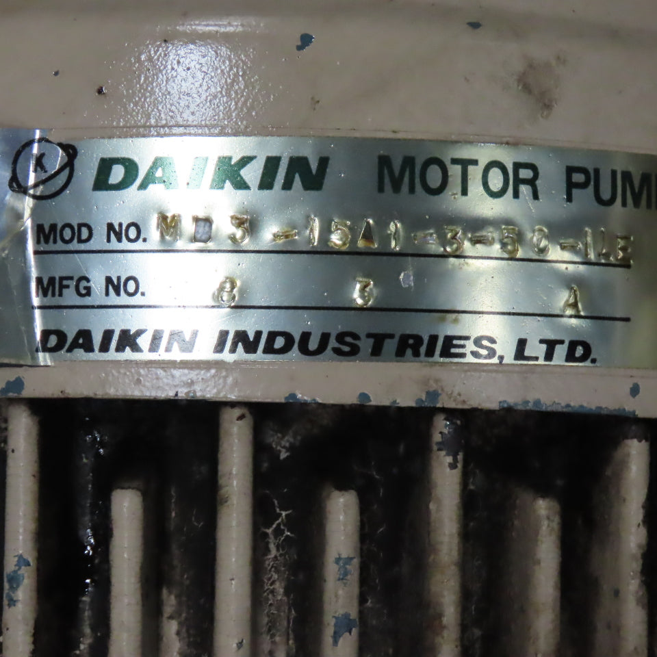 Daikin VD3-15A1R-95 11 USG Hydraulic Power Unit 2.2kW 200/220V  Heat Exchanger