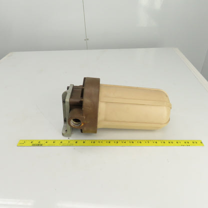 Agiecut Water Filter Housing ID 5-1/4" x 10" Deep 1" NPT From Model 100