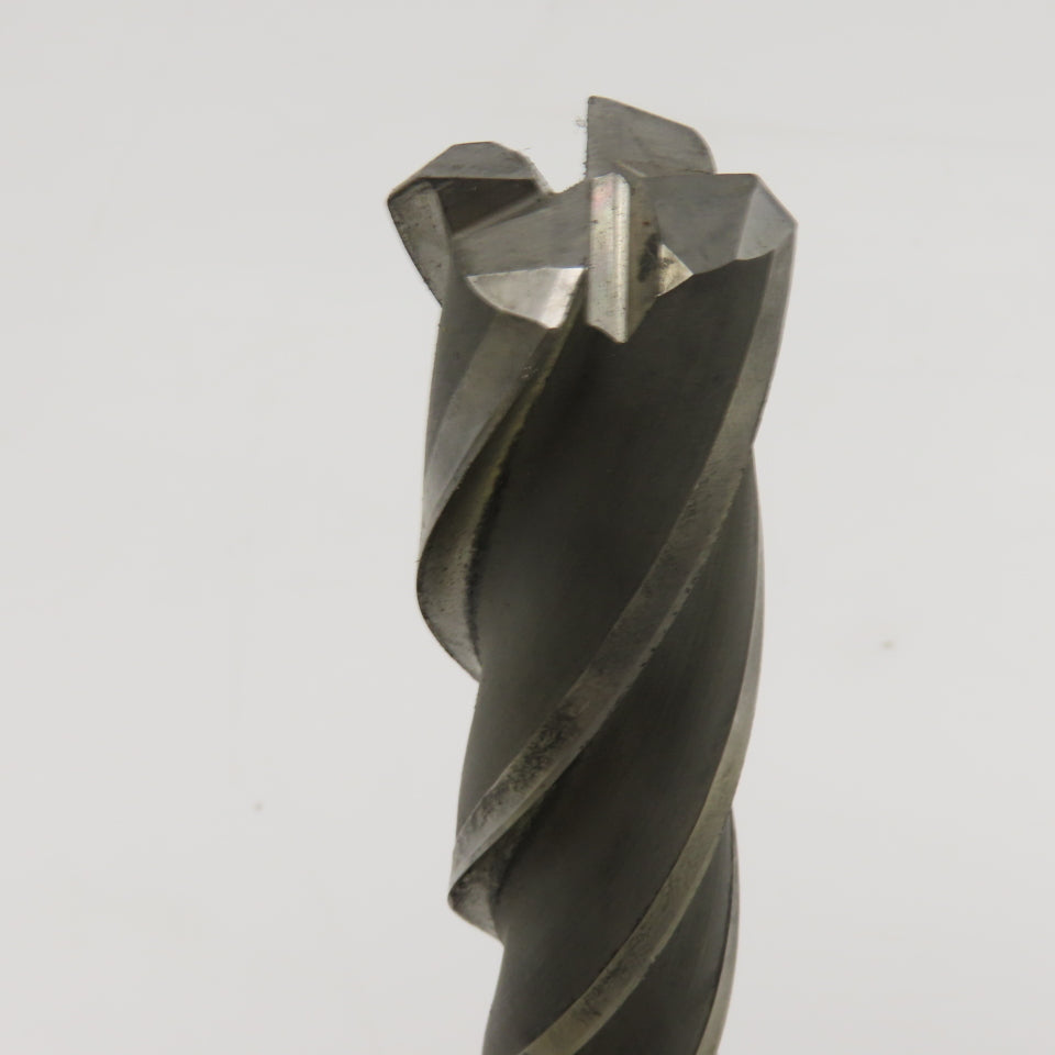 Hertel .9650" Diam 4 Flute Spiral End Mill HSS 1" Weldon 6" LOC Lot Of 2