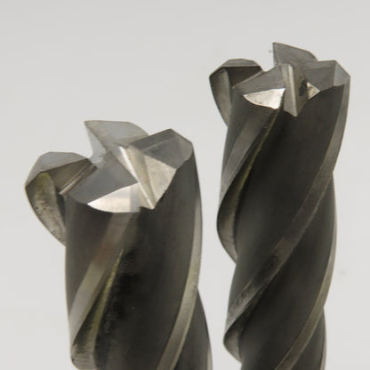 Hertel .9650" Diam 4 Flute Spiral End Mill HSS 1" Weldon 6" LOC Lot Of 2
