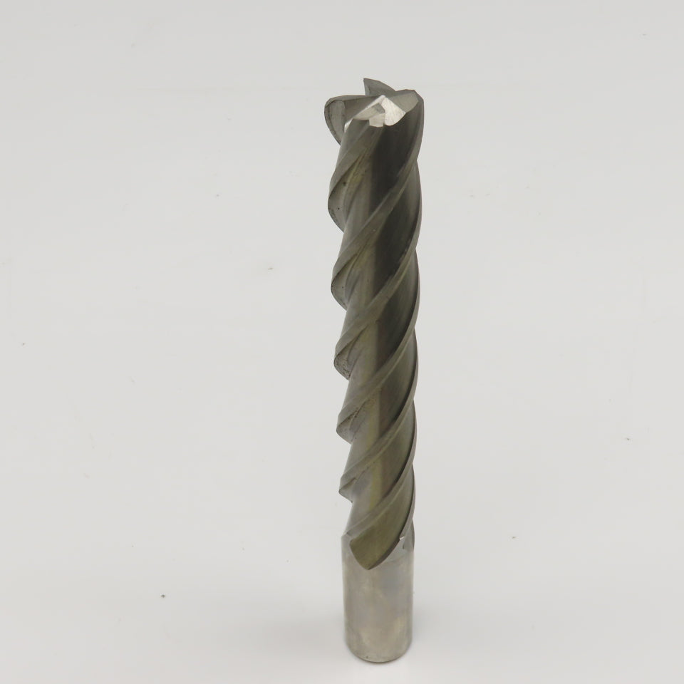 MHC 1" Diam 4 Flute Spiral End Mill HSS 1" Weldon 6" LOC