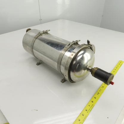 Agiecut 14" Stainless Steel Filter Housing W/Auto Air Vent
