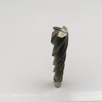 1" Diam 4 Flute Spiral End Mill HSS 1" Weldon 6" LOC