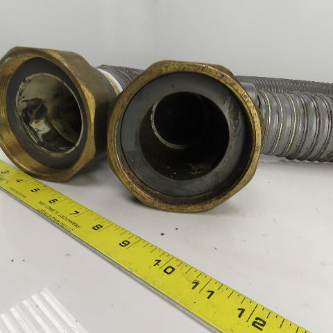 AGIE Agiecut 100 2-1/2" ID PVC Suction Hose 80" OAL 90° & Straight Fittings