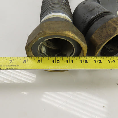 AGIE Agiecut 100 2-1/2" ID PVC Suction Hose 80" OAL 90° & Straight Fittings