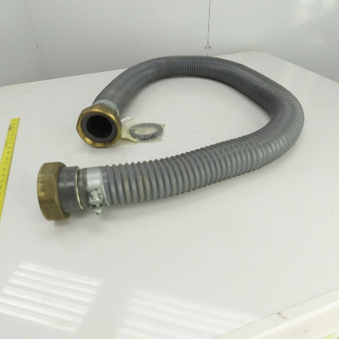 AGIE Agiecut 100 2-1/2" ID PVC Suction Hose 79" OAL Straight Fittings