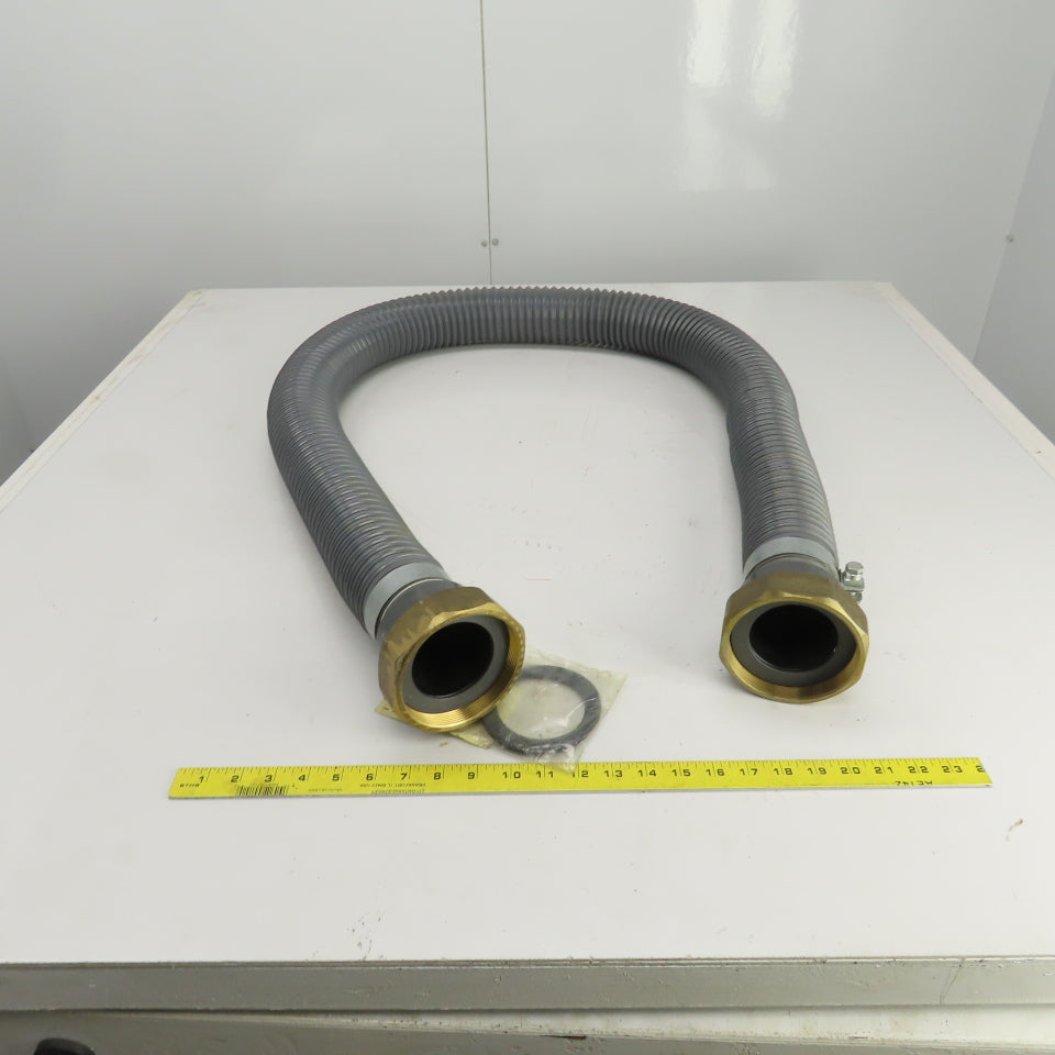 AGIE Agiecut 100 2-1/2" ID PVC Suction Hose 79" OAL Straight Fittings
