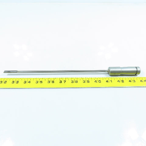 Hyper Tool 5.5mm .2204" x 10" Carbide Tipped Gun Drill Single Flute Coolant Fed